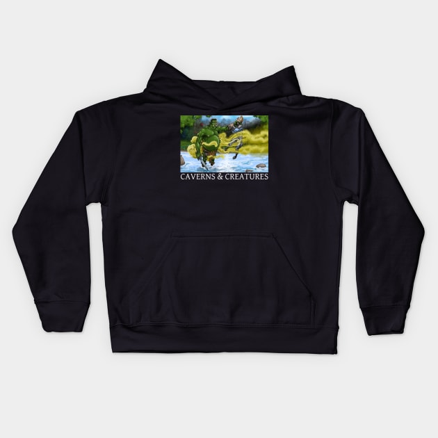 Caverns & Creatures: The Winds of Cooper Kids Hoodie by robertbevan